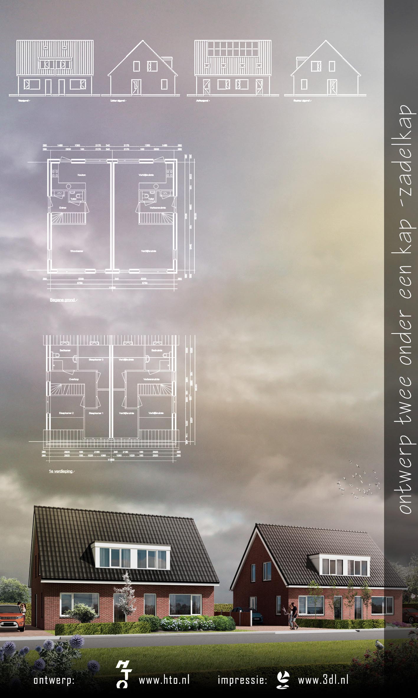 artist impression tweekapper traditioneel Nederlands ontwerp